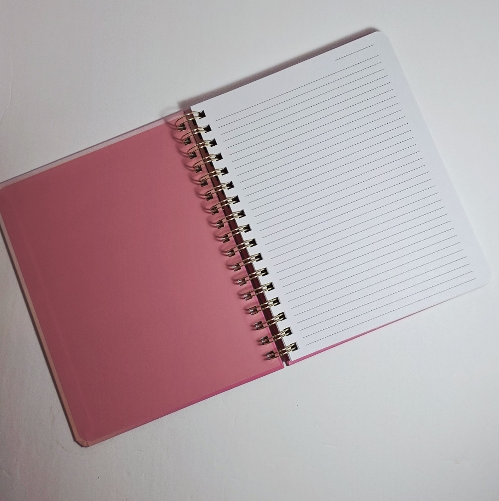 Pink Gradient Spiral Notebook - Picture 2 of 3